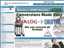 Tablet Screenshot of data-memory.com